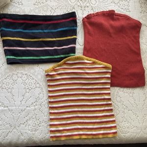 Strapless tops american eagle